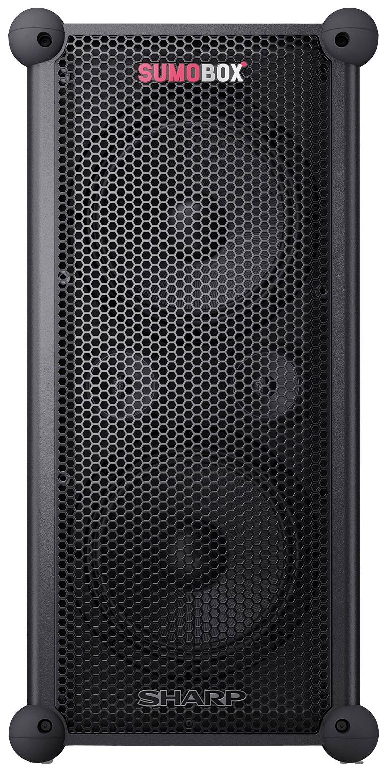 Sharp CP-LS100 SumoBox: Bluetooth® Lautsprecher AUX, USB Schwarz