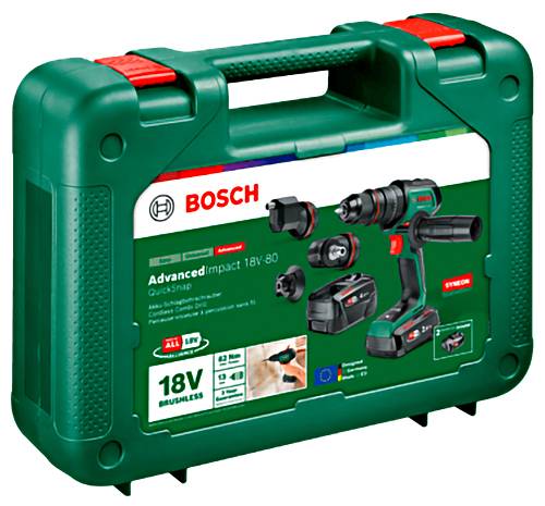Bosch Home and Garden AdvancedImpact 18V-80 QuickSnap -Akku-Schlagbohrmaschine