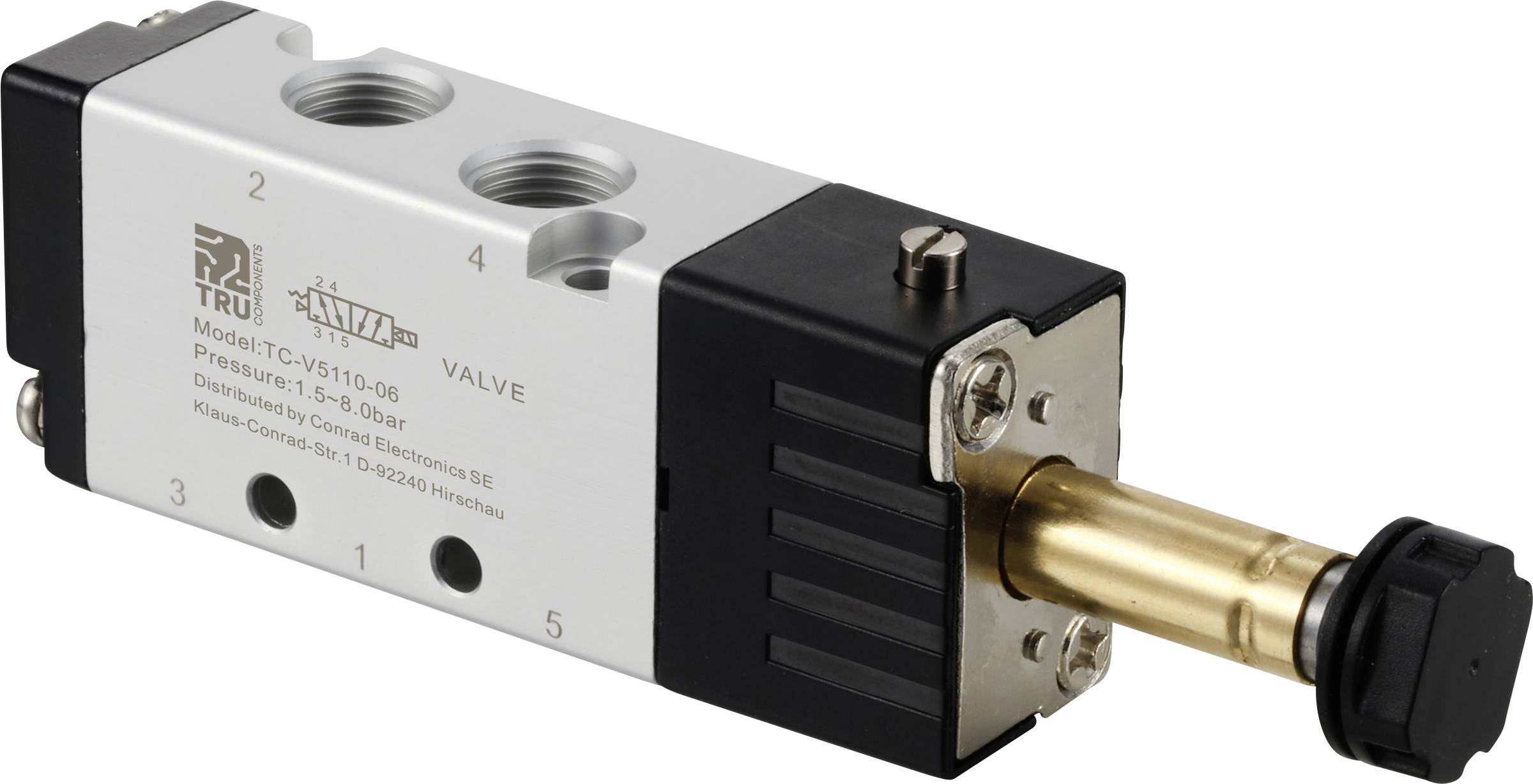 TRU COMPONENTS Magnetventil TC-12772444 TC-V5110-06G 1/8 1St.