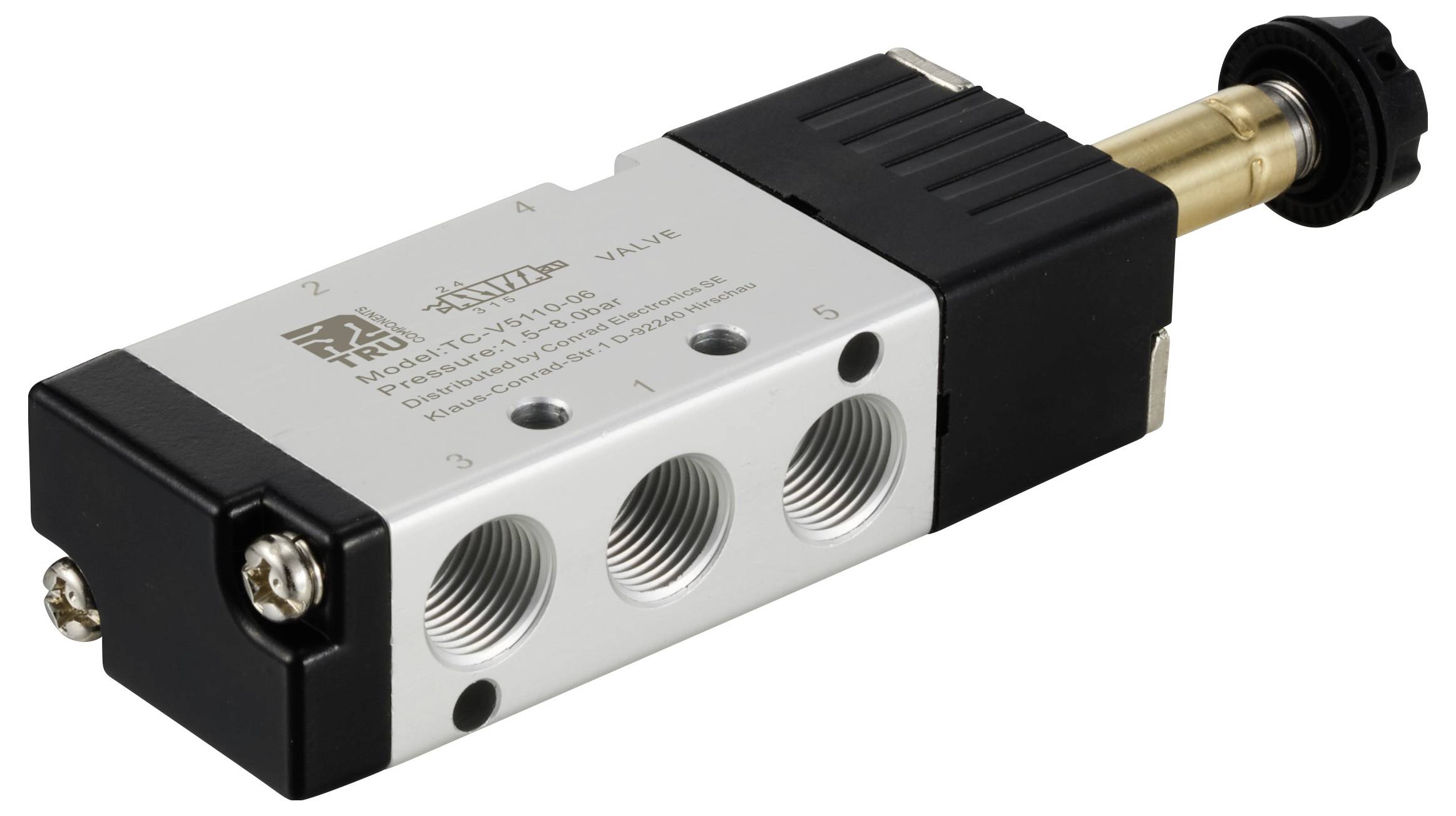 TRU COMPONENTS Magnetventil TC-12772444 TC-V5110-06G 1/8 1St.