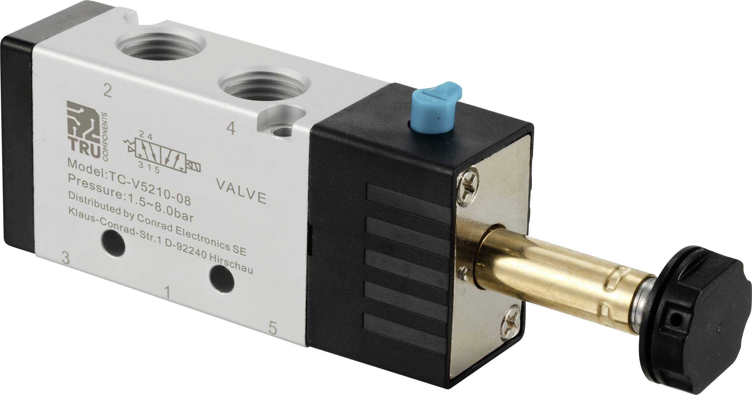 TRU COMPONENTS Magnetventil TC-12772452 TC-V5210-08 G 1/4 1 St.