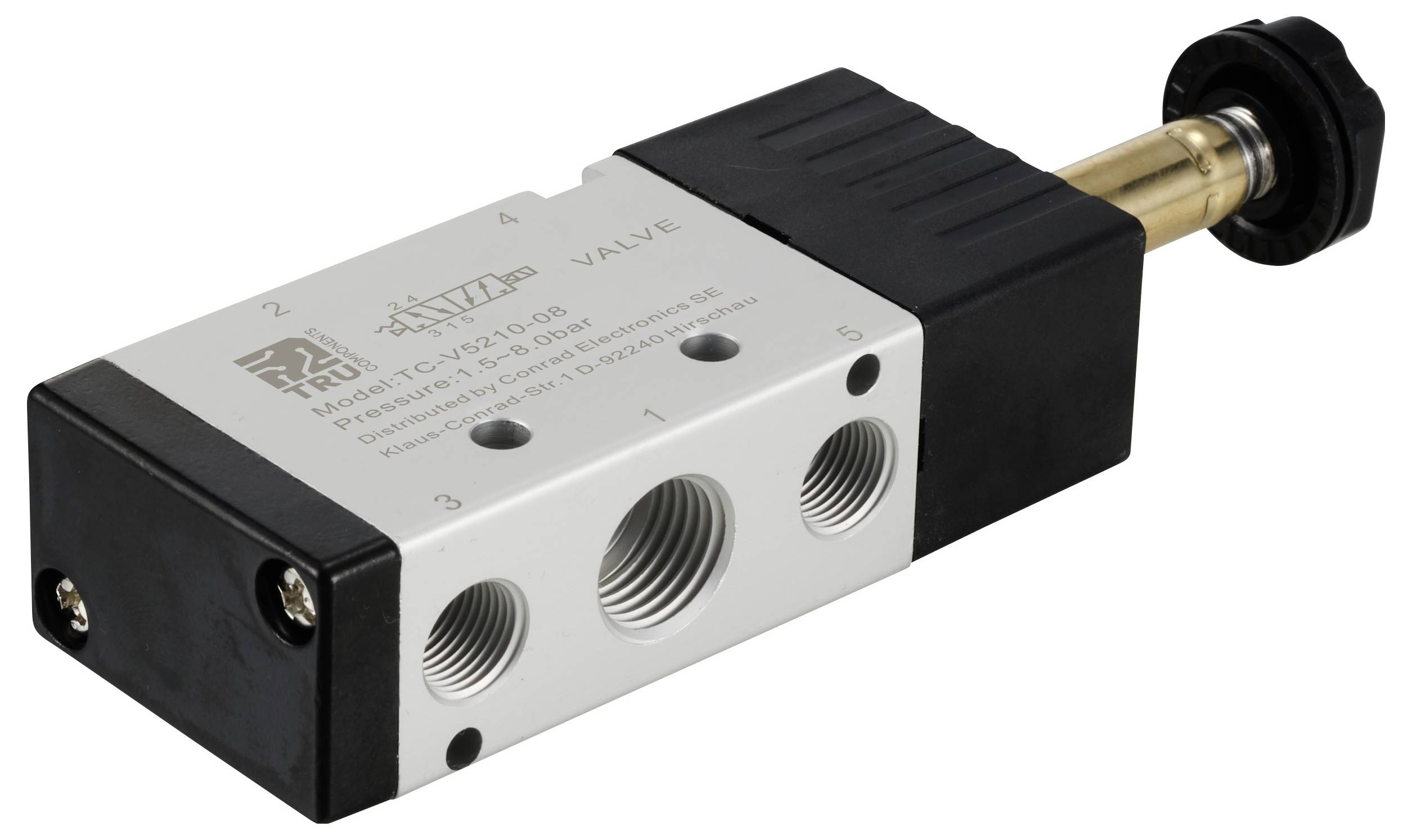 TRU COMPONENTS Magnetventil TC-12772452 TC-V5210-08 G 1/4 1 St.