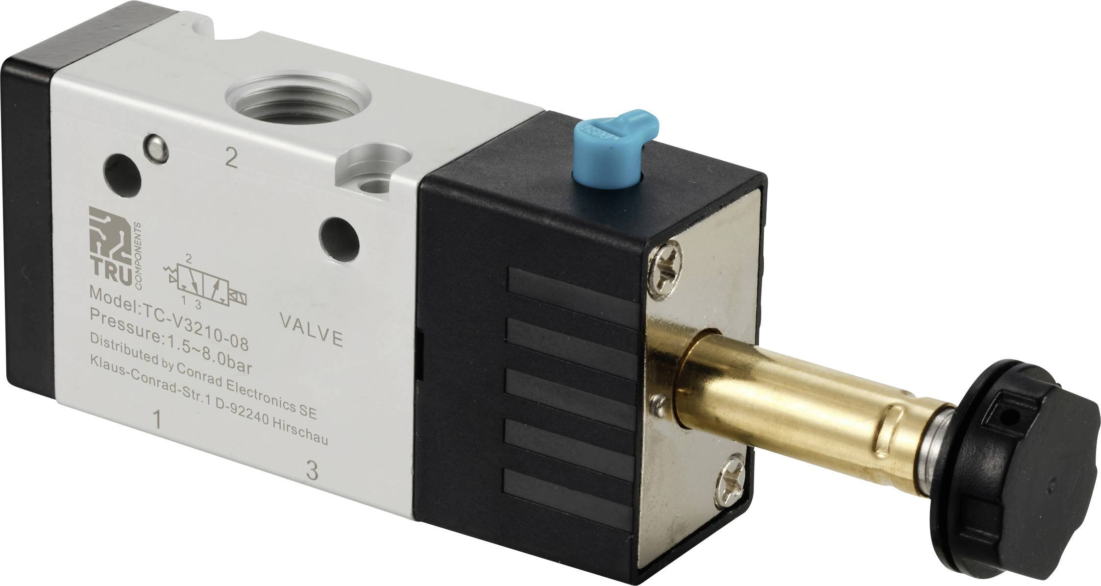 TRU COMPONENTS Magnetventil TC-12772460 TC-V3210-08G 1/4 1St.