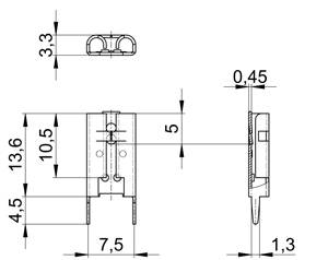 Vogt Verbindungstechnik 3867u.68 Flachsteckhülse Steckbreite: 6.30 mm Steckdicke: 0.80 mm Unisolier