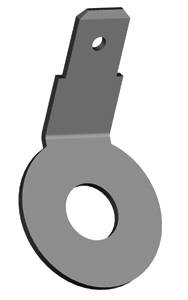 Vogt Verbindungstechnik 3869n45.67 Steckzunge Steckbreite: 6.30mm Steckdicke: 0.8mm 45° 500St.