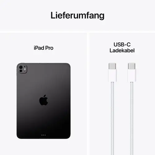Apple iPad Pro 11 (M4, 2024) WiFi + Cellular 512 GB Space Black 27.9 cm (11 Zoll) Apple M4 Apple iPad Pro 11 (M4, 2024) WiFi + Cellular 512 GB Space Black 27.9 cm (11 Zoll) Apple M4