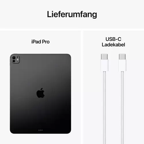 Apple iPad Pro 13 (M4, 2024) WiFi 256 GB Space Black 33 cm (13 Zoll) Apple M4 Apple iPad Pro 13 (M4, 2024) WiFi 256 GB Space Black 33 cm (13 Zoll) Apple M4