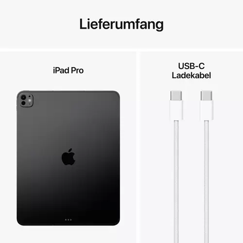 Apple iPad Pro 13 (M4, 2024) WiFi + Cellular 256 GB Space Black 33 cm (13 Zoll) Apple M4 Apple iPad Pro 13 (M4, 2024) WiFi + Cellular 256 GB Space Black 33 cm (13 Zoll) Apple M4