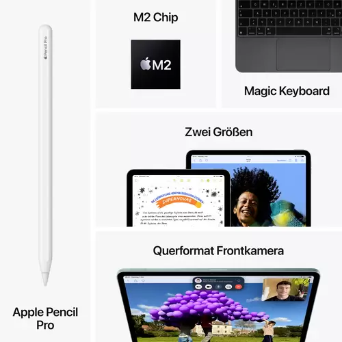 Apple iPad Air 11 (M2, 2024) WiFi 128GB Polarstern 27.9cm (11 Zoll) M2 Apple iPad Air 11 (M2, 2024) WiFi 128GB Polarstern 27.9cm (11 Zoll) M2