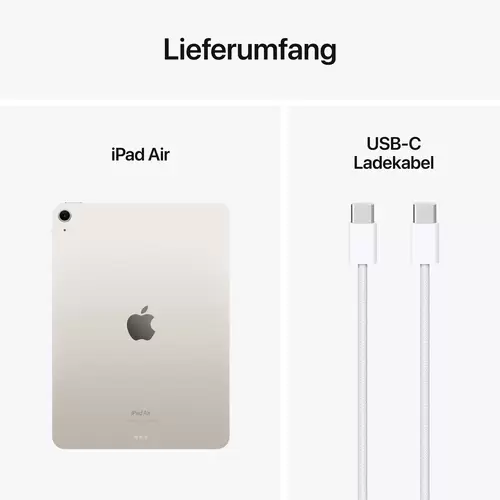 Apple iPad Air 11 (M2, 2024) WiFi 128GB Polarstern 27.9cm (11 Zoll) M2 Apple iPad Air 11 (M2, 2024) WiFi 128GB Polarstern 27.9cm (11 Zoll) M2