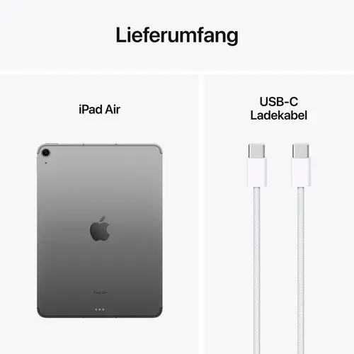 Apple iPad Air 11 (2024) WiFi + Cellular 1 TB Space Grau 27.9 cm (11 Zoll) M2 Apple iPad Air 11 (2024) WiFi + Cellular 1 TB Space Grau 27.9 cm (11 Zoll) M2