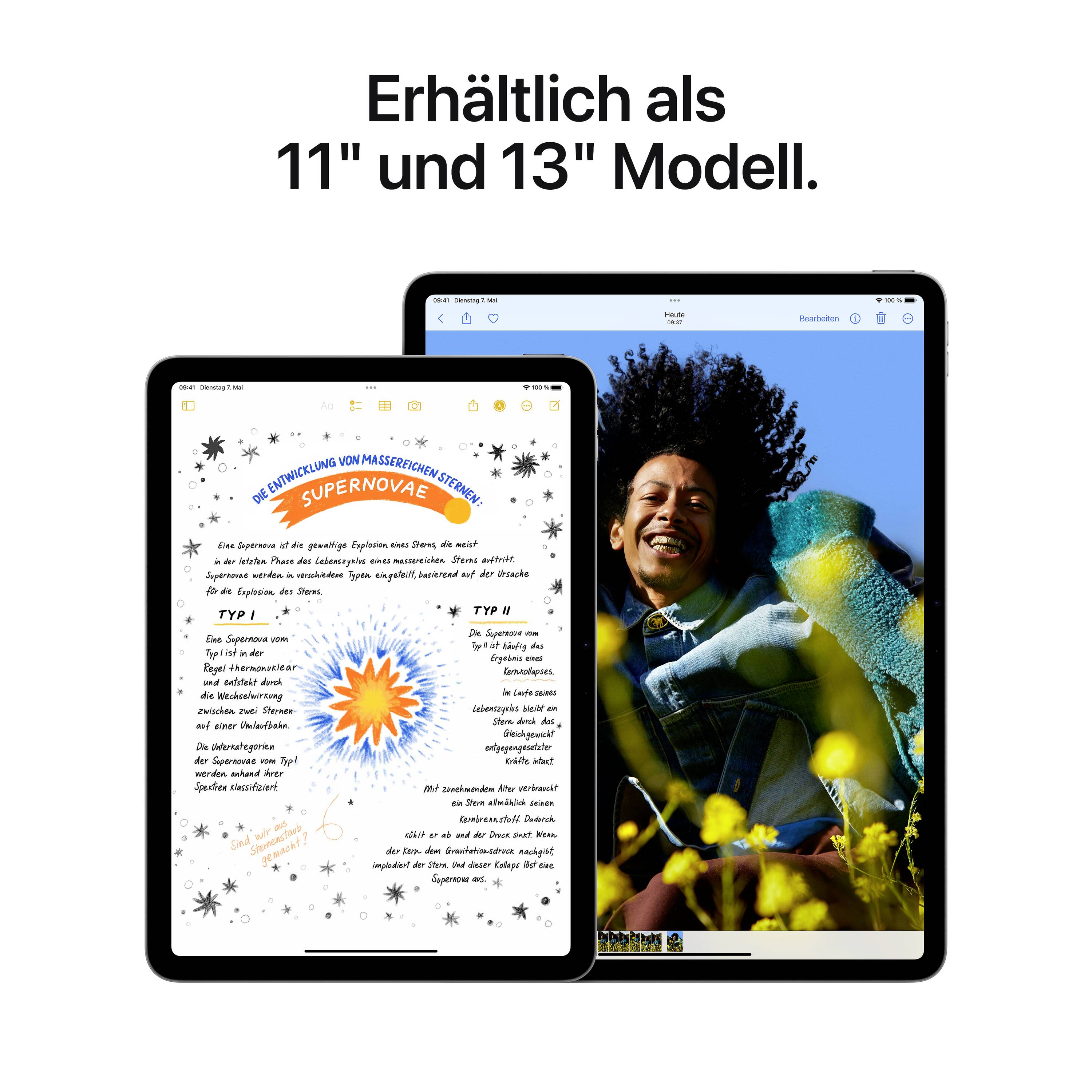 Apple iPad Air 13 (M2, 2024) WiFi 128GB Spacegrau 33cm (13 Zoll) M2