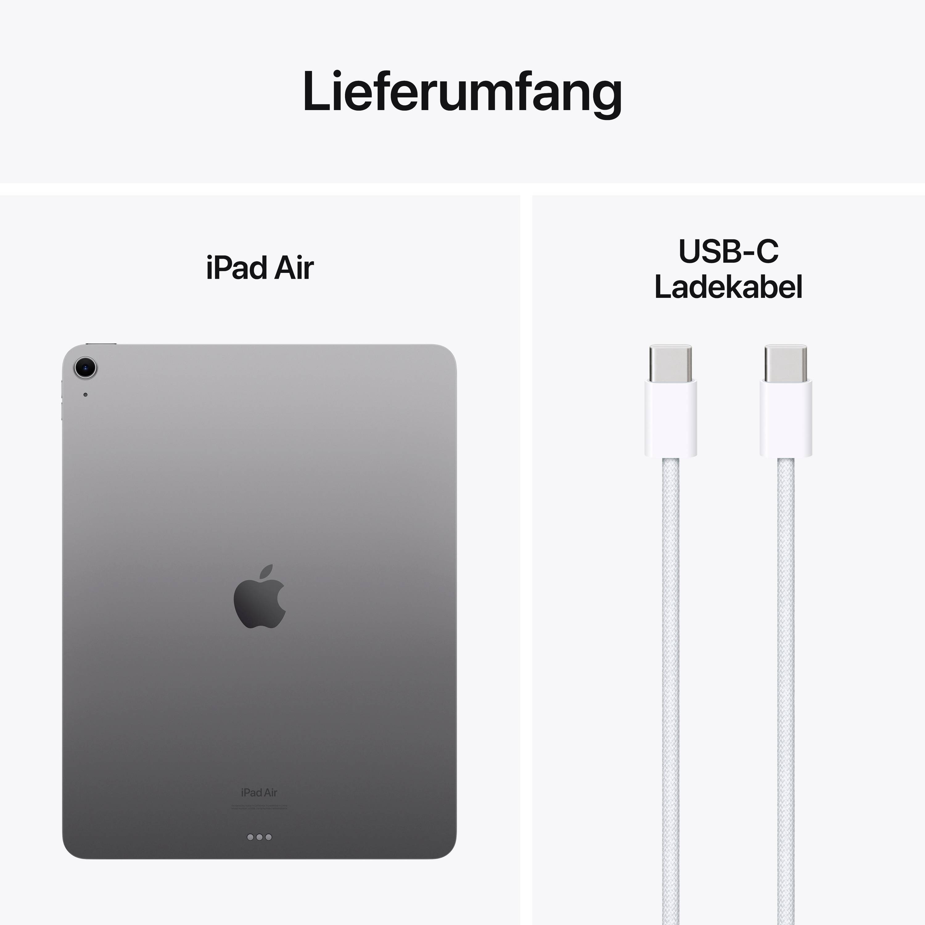 Apple iPad Air 13 (2024) WiFi 128 GB Space Grau 33 cm (13 Zoll) Apple M2