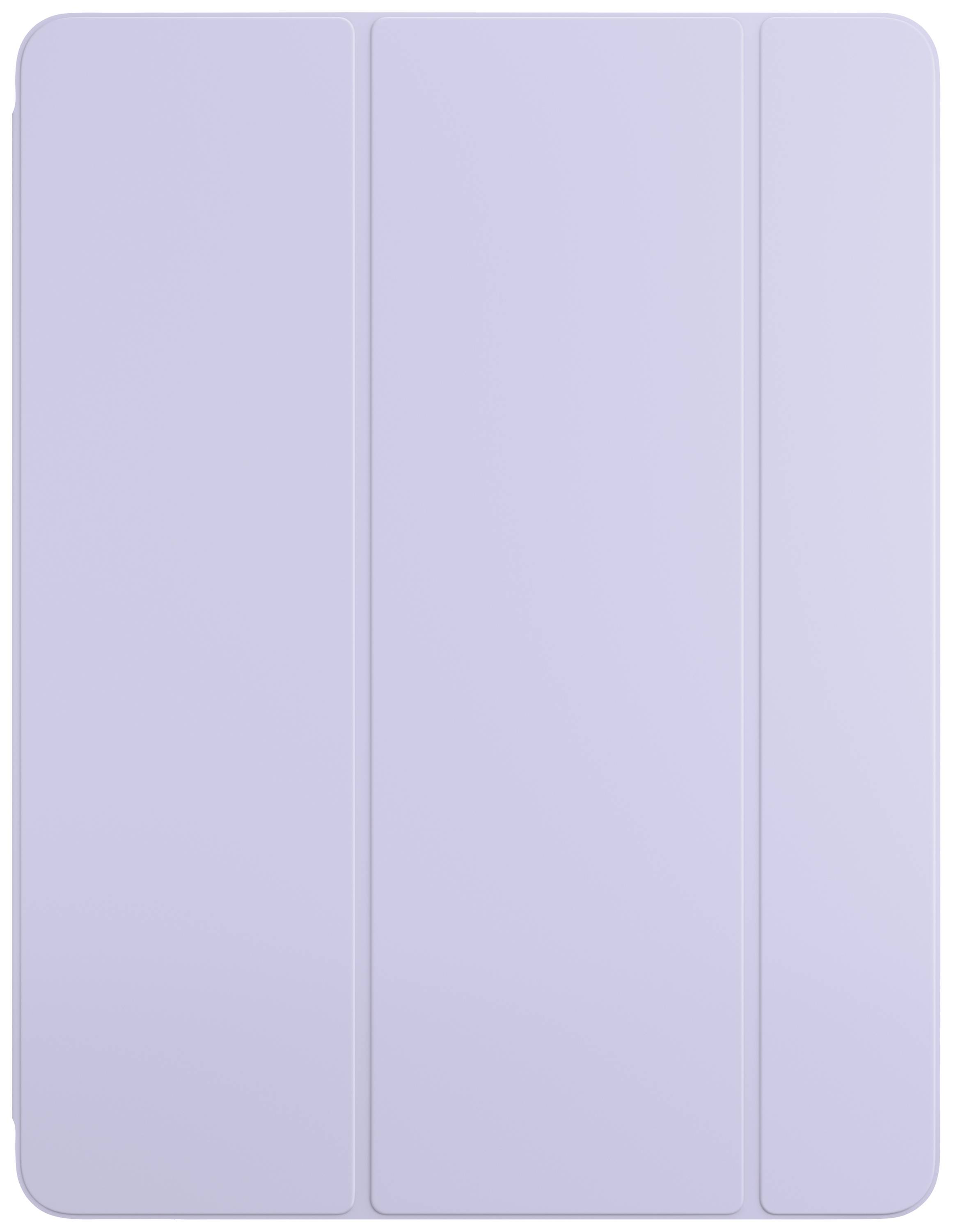 Eine lilafarbene Smart-Cover-Hülle für ein Tablet, dargestellt in geschlossener Position.