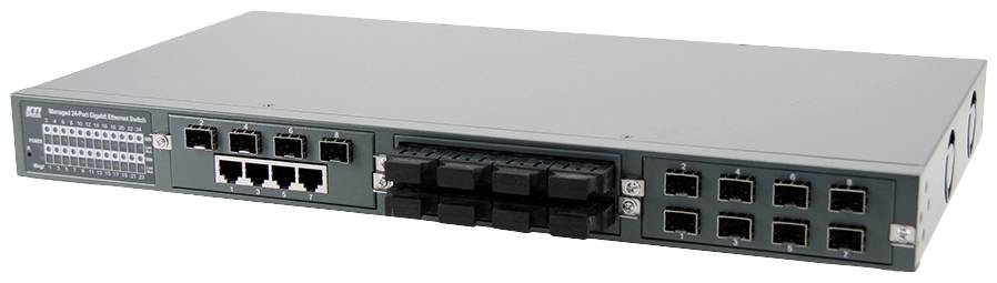 KTI KGS-2422-TG/D Industrial Ethernet Switch 26 Port 10 / 100 / 1000 MBit/s
