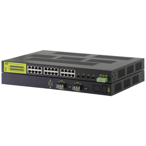 KTI KGS-2461-S Industrial Ethernet Switch 24 Port 10 / 100 / 1000MBit/s KTI KGS-2461-S Industrial Ethernet Switch 24 Port 10 / 100 / 1000MBit/s