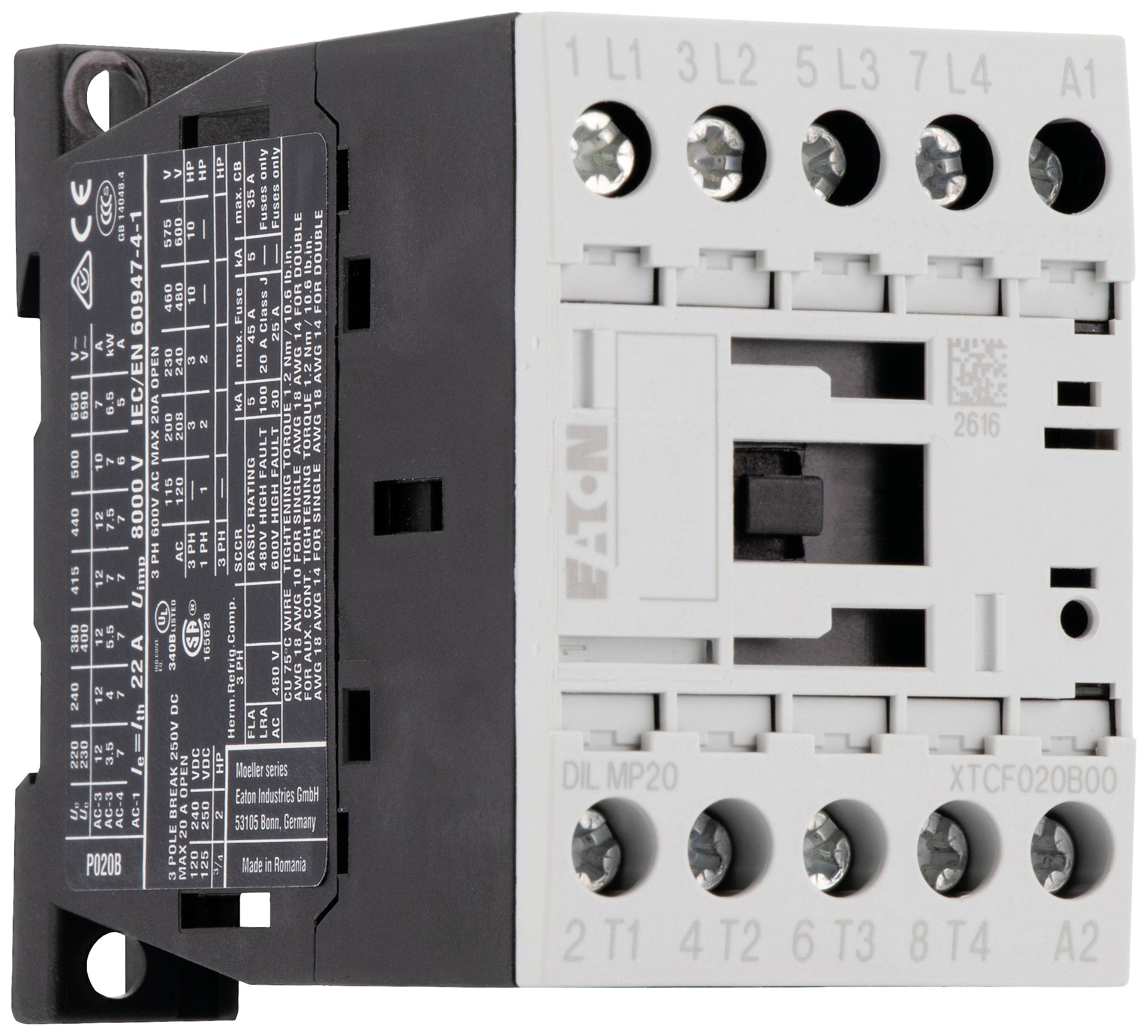 Eaton DILMP20(24V50/60HZ) Leistungsschütz 22A 1St.
