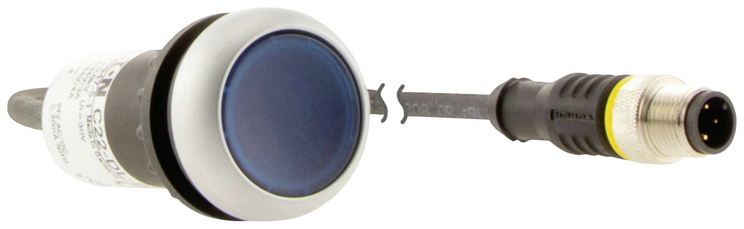 Eaton 185553 C22-DL-B-K10-24-P1 Leuchtdrucktaster Blau 1St.