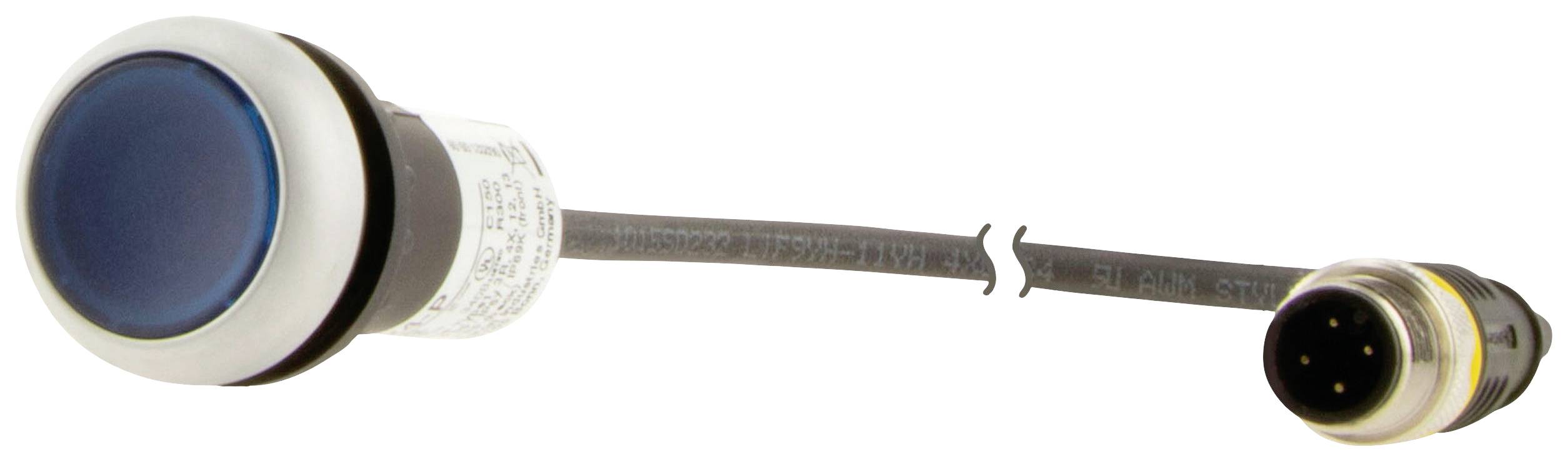 Eaton 185553 C22-DL-B-K10-24-P1 Leuchtdrucktaster Blau 1St.