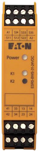 Eaton Sicherheitsrelais ESR5-BWS-31-24VDC Betriebsspannung: 24 V/DC (B x H x T) 22.5 x 99 x 114.5 m