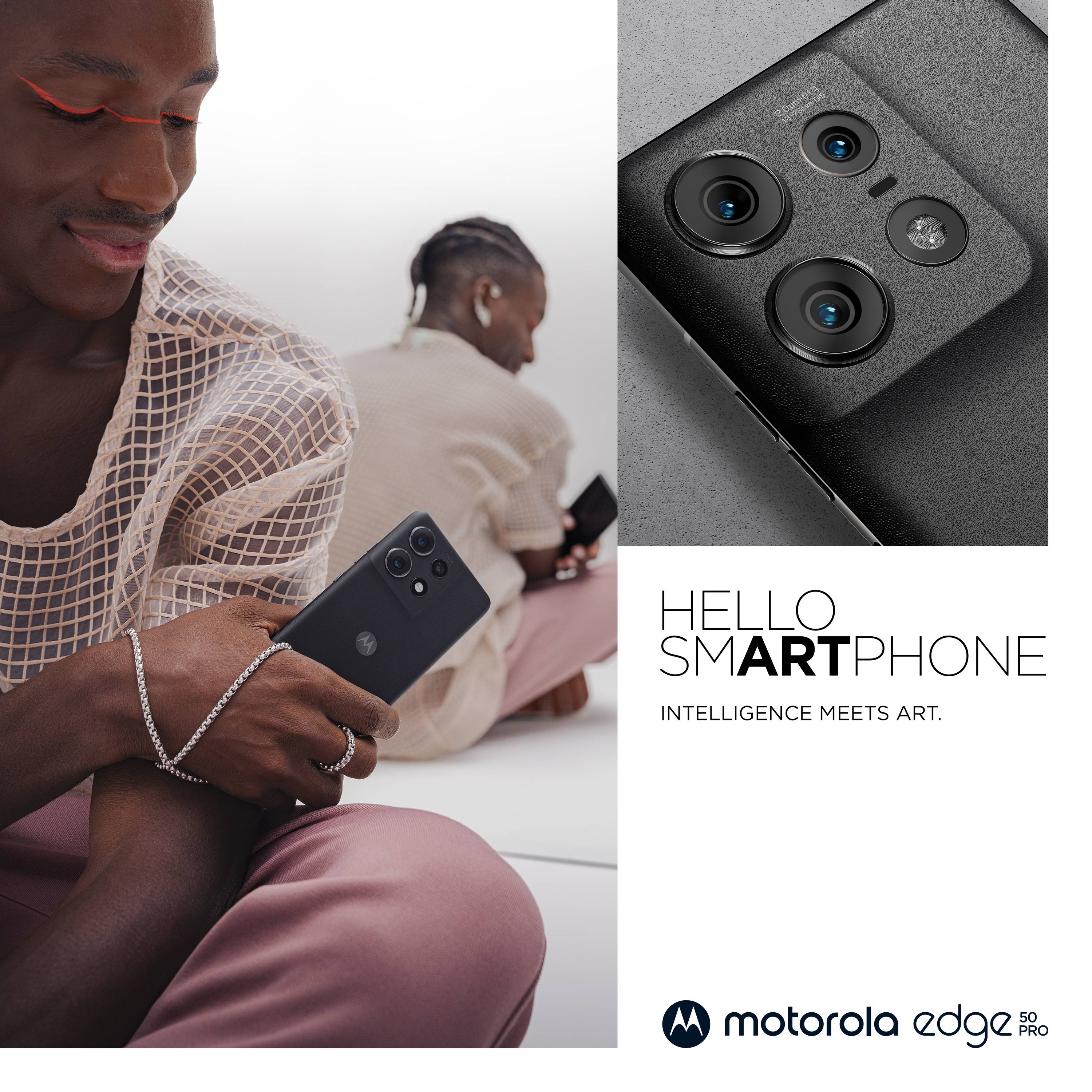 Motorola edge50 pro 512 GB Schwarz 16.9 cm (6.67 Zoll) Smartphone