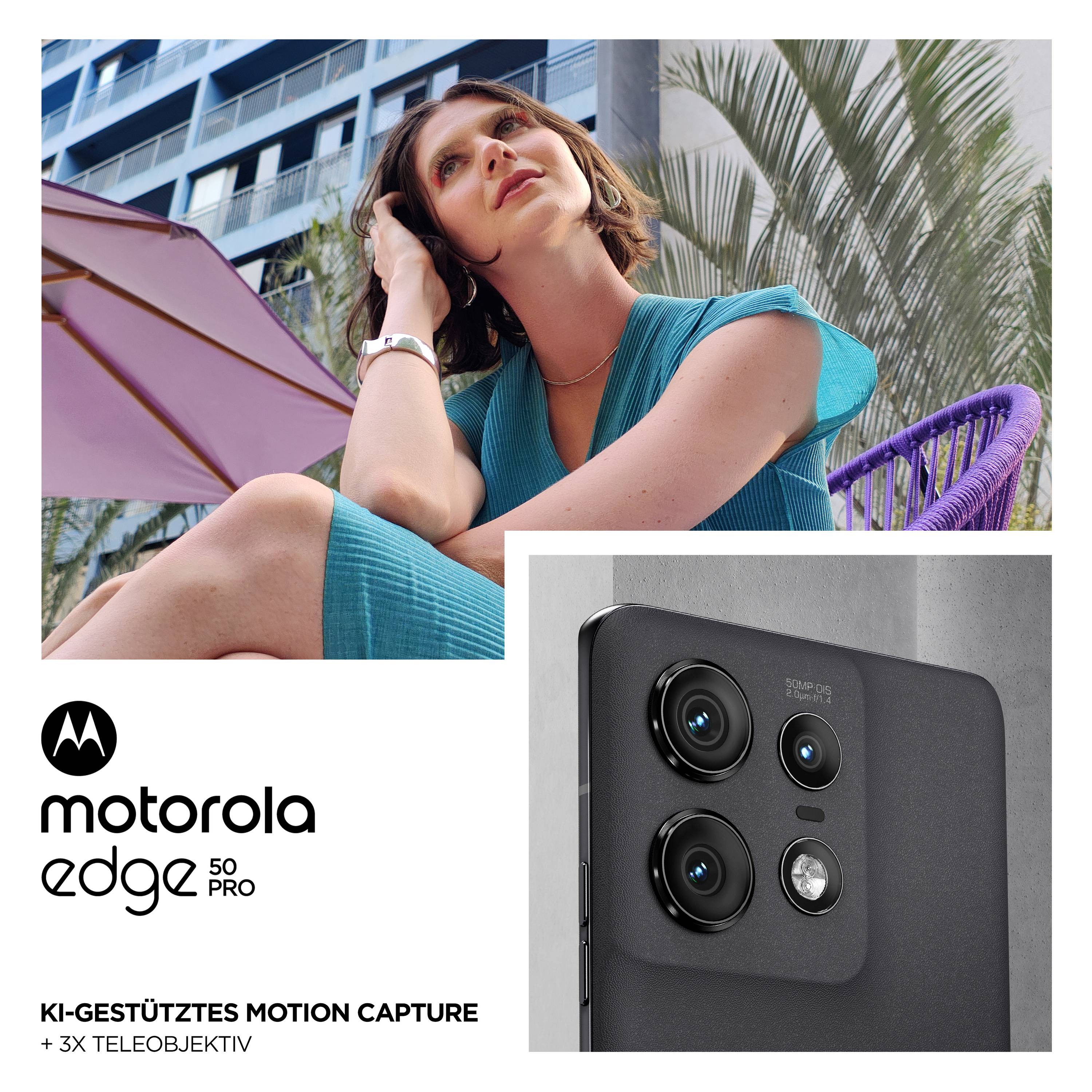 Motorola edge50 pro 512 GB Schwarz 16.9 cm (6.67 Zoll) Smartphone