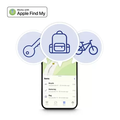 Hama Item Finder für Apple "Wo ist"-App Schlüsselfinder Weiß Hama Item Finder für Apple "Wo ist"-App Schlüsselfinder Weiß