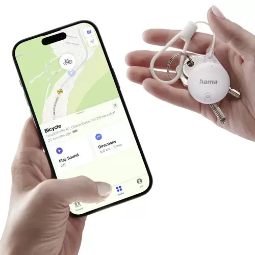Hama Item Finder für Apple "Wo ist"-App Schlüsselfinder Weiß Hama Item Finder für Apple "Wo ist"-App Schlüsselfinder Weiß