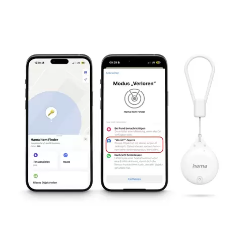 Hama Item Finder für Apple "Wo ist"-App Schlüsselfinder Weiß Hama Item Finder für Apple "Wo ist"-App Schlüsselfinder Weiß