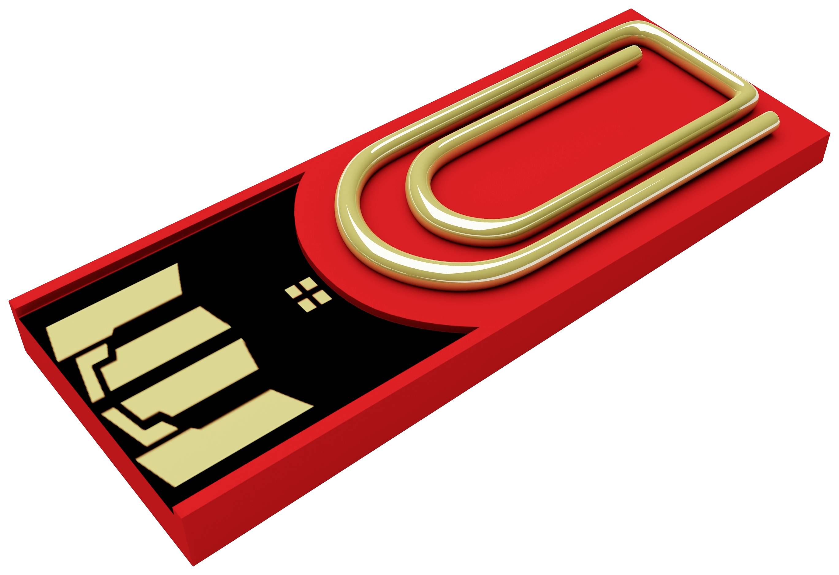 Xlyne clip/me TRUE DOCUMENT USB-Stick Bulk 8 GB Rot CA08CR002 USB-A (USB 2.0)