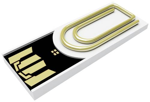 Xlyne clip/me USB-Stick Bulk 8 GB Weiß CM08IW002 USB-A (USB 2.0)