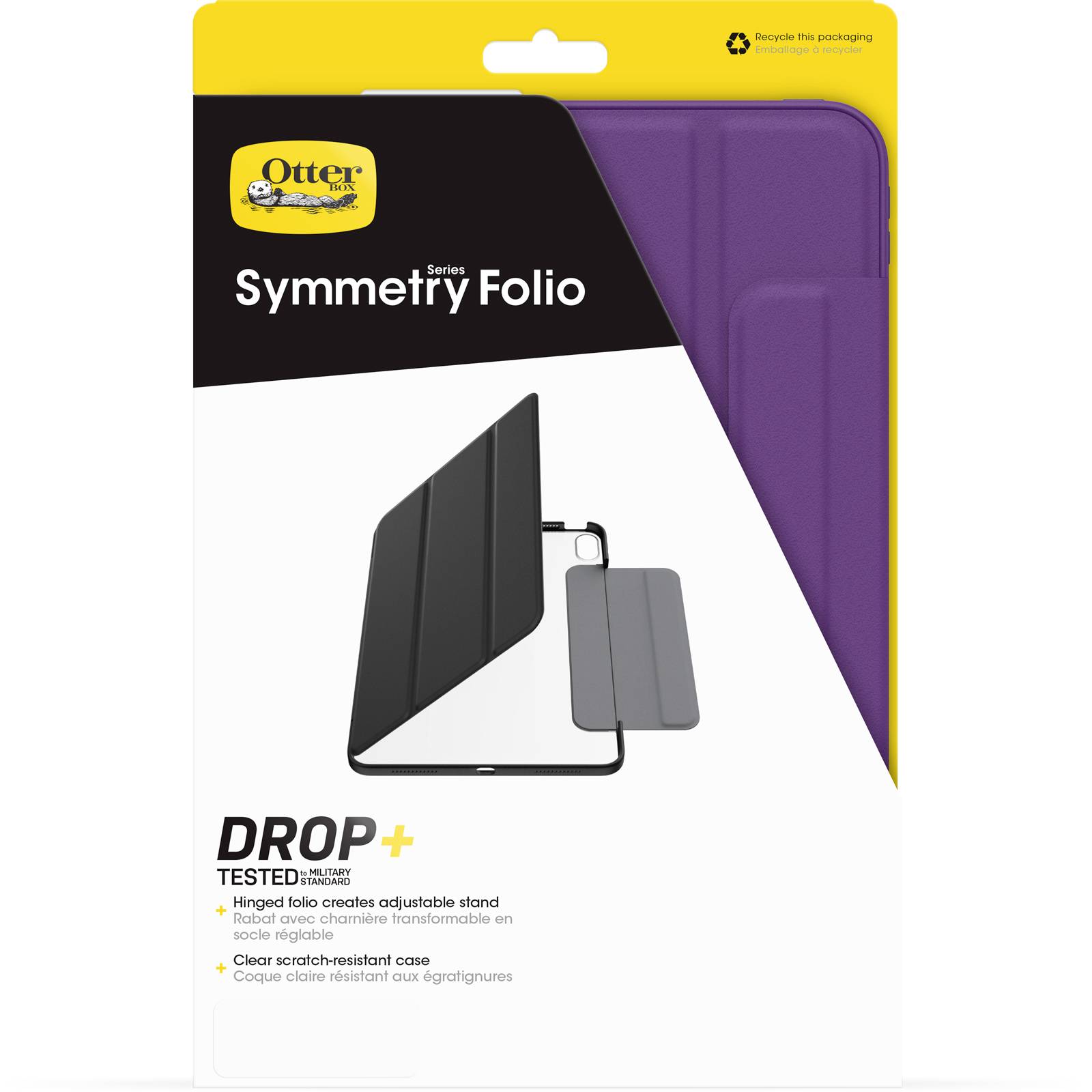 Otterbox Symmetry Folio iPad Cover / Tasche Apple iPad Pro 11” (M4)<br> Book Cover Lila