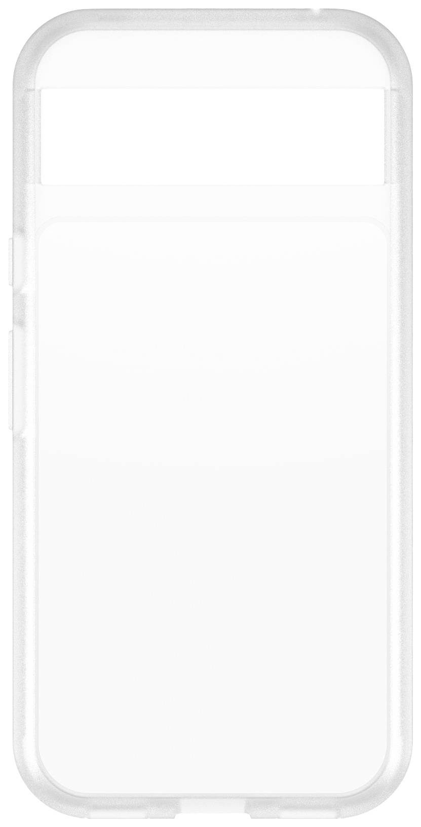 Ein transparenter Handyhülle aus Kunststoff, zeigt die schlanke, schützende Form mit präzisen Aussparungen für Anschlüsse und Tasten.