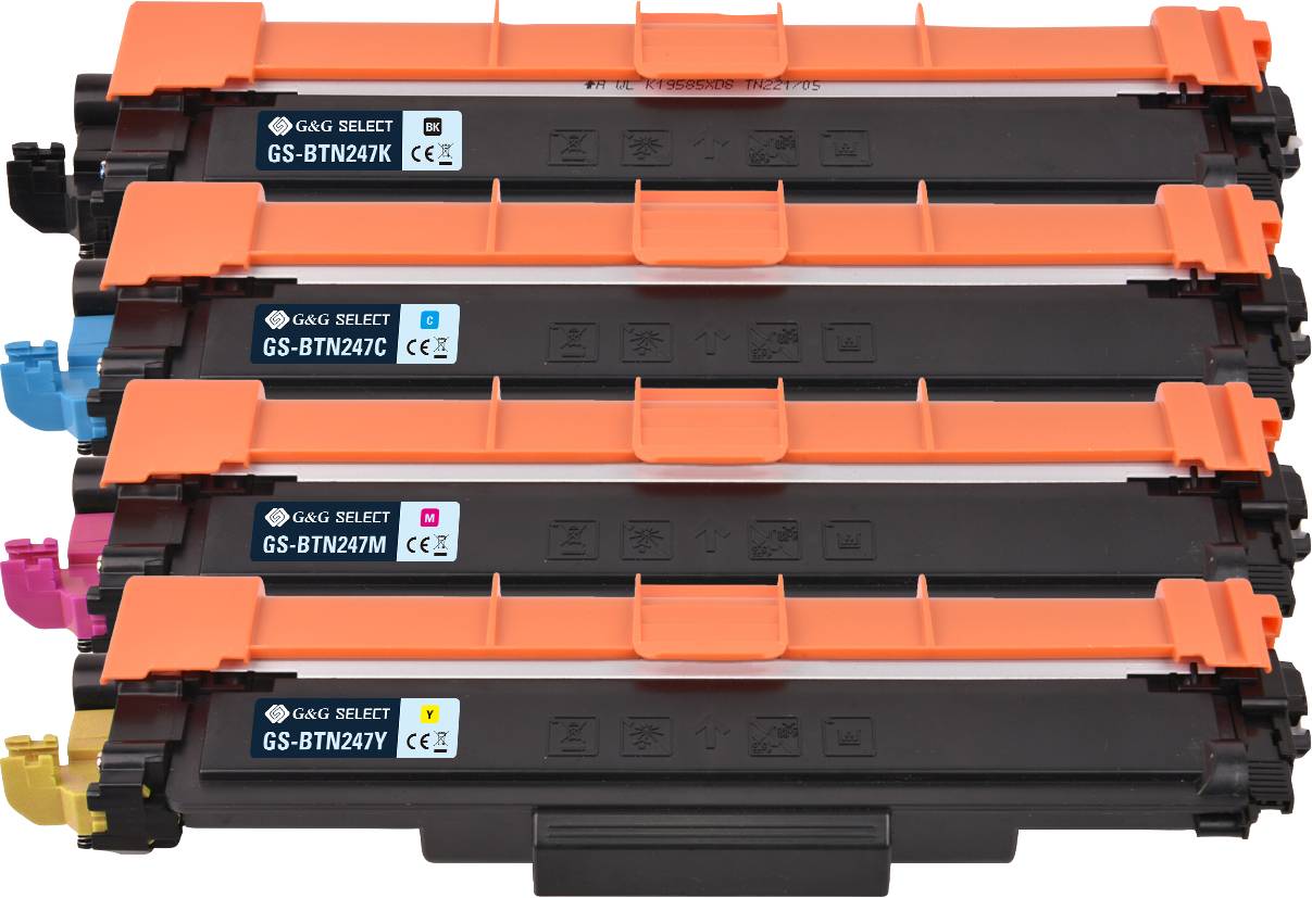 G&G Toner ersetzt Brother TN-247CMYK Kompatibel Kombi-Pack Schwarz, Cyan, Magenta, Gelb TN-247BK/TN