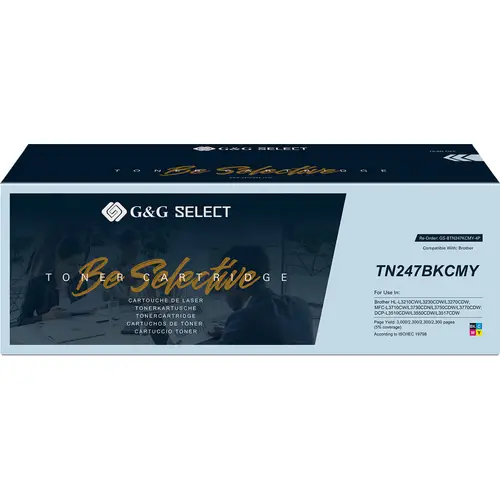 G&G Toner ersetzt Brother TN-247CMYK Kompatibel Kombi-Pack Schwarz, Cyan, Magenta, Gelb TN-247BK/TN G&G Toner ersetzt Brother TN-247CMYK Kompatibel Kombi-Pack Schwarz, Cyan, Magenta, Gelb TN-247BK/TN