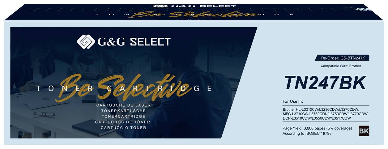 G&G Toner ersetzt Brother TN-247BK Kompatibel Schwarz TN-247BK GS-BTN247K