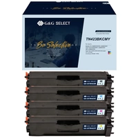 G&G Toner ersetzt Brother TN-423 Kompatibel Kombi-Pack Schwarz, Cyan, Magenta, Gelb TN-423BK/TN-423C/TN-423M/TN-423Y GS-B423-4P G&G Toner ersetzt Brother TN-423 Kompatibel Kombi-Pack Schwarz, Cyan, Magenta, Gelb TN-423BK/TN-423C/TN-423M/TN-423Y GS-B423-4P