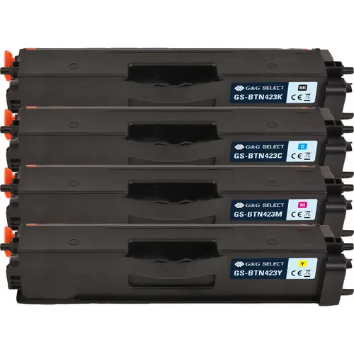 G&G Toner ersetzt Brother TN-423 Kompatibel Kombi-Pack Schwarz, Cyan, Magenta, Gelb TN-423BK/TN-423C/TN-423M/TN-423Y GS-B423-4P G&G Toner ersetzt Brother TN-423 Kompatibel Kombi-Pack Schwarz, Cyan, Magenta, Gelb TN-423BK/TN-423C/TN-423M/TN-423Y GS-B423-4P