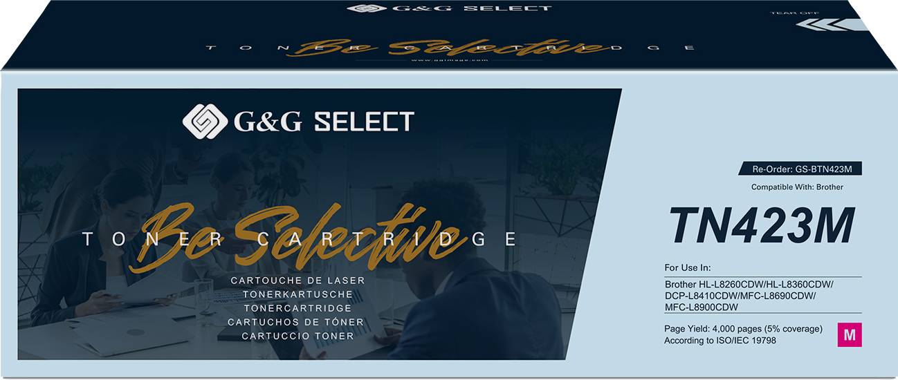 G&G Toner ersetzt Brother TN-423M Kompatibel Magenta TN-423M GS-BTN423M