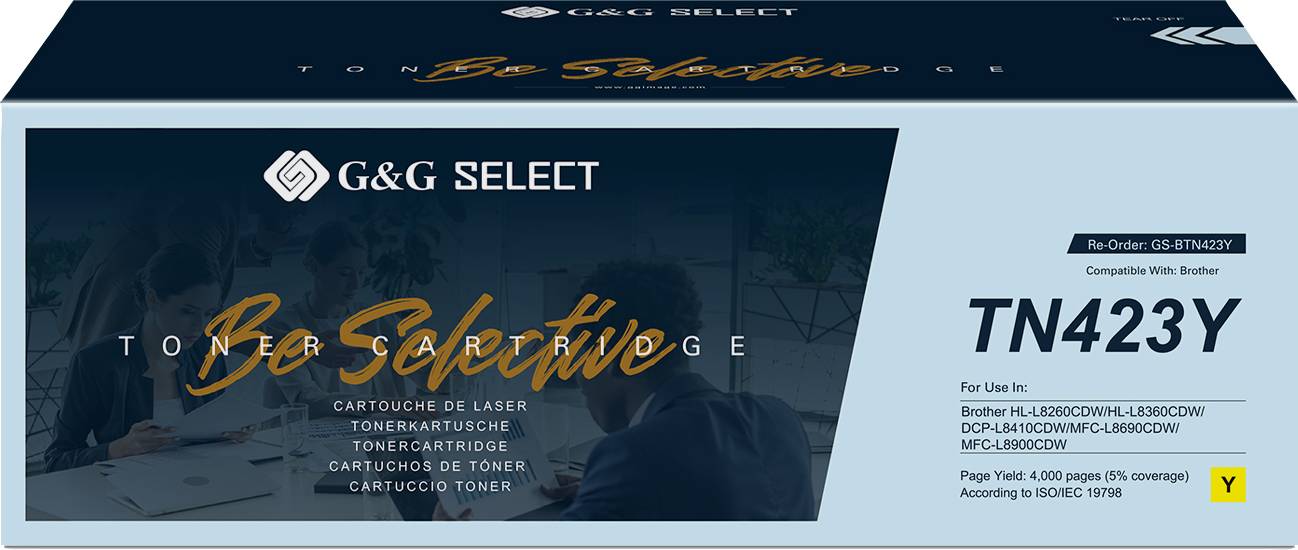 G&G Toner ersetzt Brother TN-423Y Kompatibel Gelb TN-423Y GS-BTN423Y