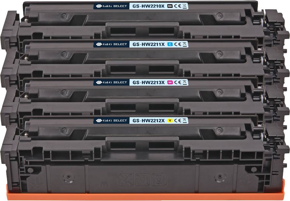 G&G Toner ersetzt HP 207X Kompatibel Kombi-Pack Schwarz, Cyan, Magenta, Gelb W2210X(207X)/W2211X(207X)/W2213X(207X)/W2212X(207X)