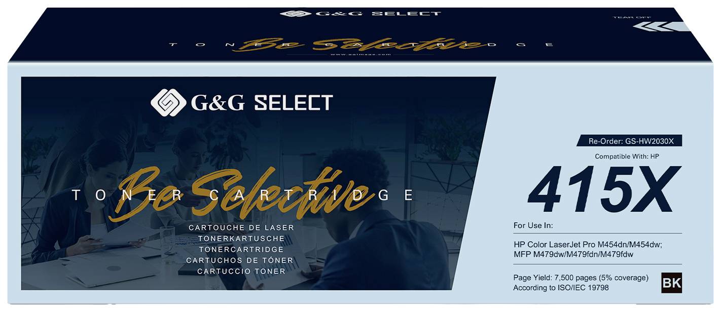 G&G Toner ersetzt HP 415X Kompatibel Schwarz W2030X GS-HW2030X(415X)