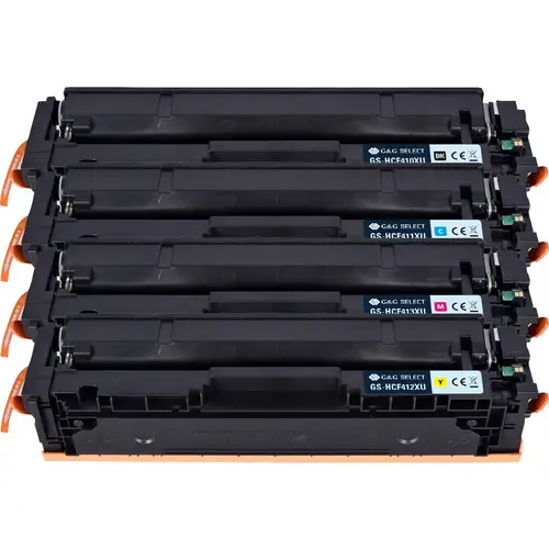 G&G Toner ersetzt HP, Canon 410X, 046H Kompatibel Kombi-Pack Schwarz, Cyan, Magenta, Gelb GS-H410X-4P G&G Toner ersetzt HP, Canon 410X, 046H Kompatibel Kombi-Pack Schwarz, Cyan, Magenta, Gelb GS-H410X-4P