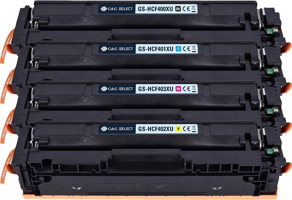 G&G Toner ersetzt HP, Canon 201X, 045H Kompatibel Schwarz, Cyan, Magenta, Gelb GS-H201X-4P