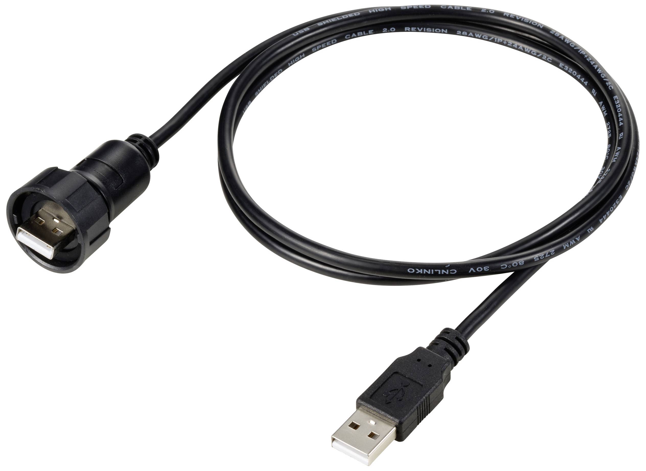 TRU COMPONENTS USB 2,0 Adapter inkl. 1m Kabel TC-12775064 Inhalt: 1St.