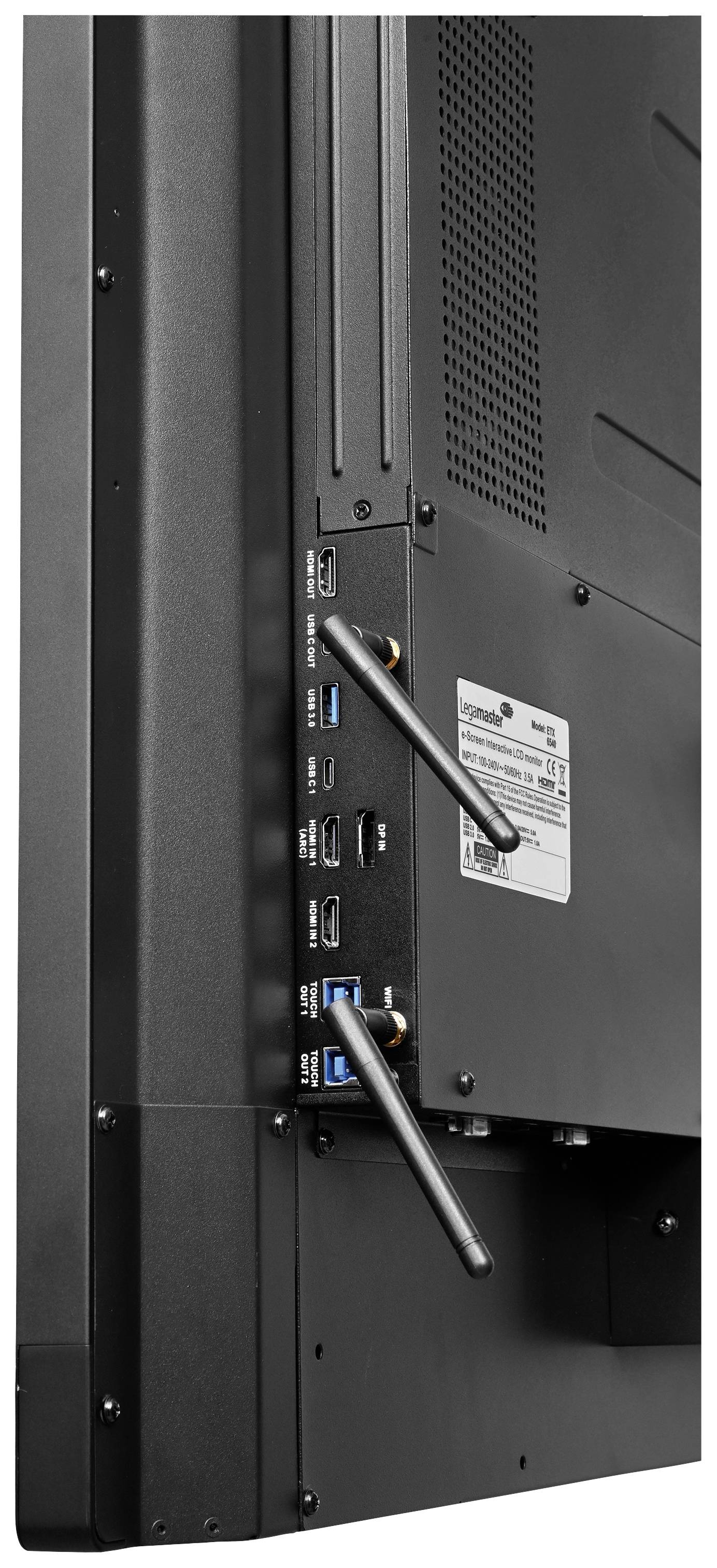 Legamaster Evolve 2 ETX-8640 Digital Signage Display EEK: C (A - G) 218.4cm 86 Zoll 3840 x 2160 Pixel 18/7