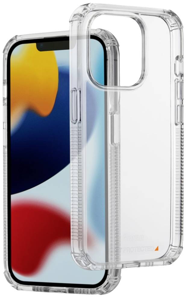 Hama Extreme Protect Backcover Apple iPhone 13 Pro Transparent Stoßfest, Induktives Laden 00138178