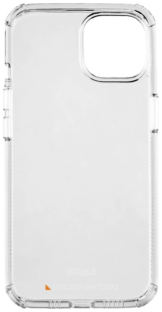 Transparente Handyhülle mit verstärkten Ecken, passend für ein modernes Smartphone-Modell. Schlichte und schützende Gestaltung.