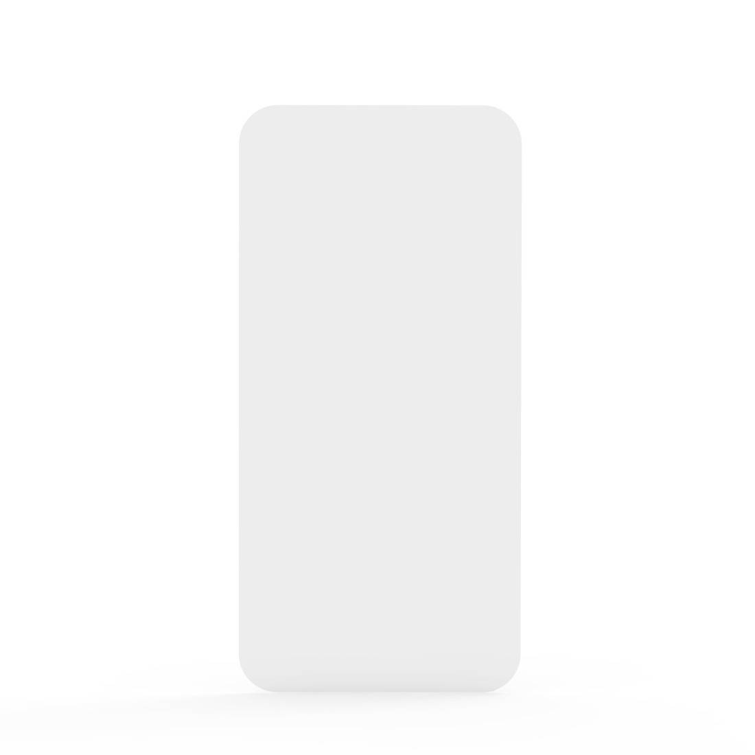 Ein leerer, weißer rechteckiger Bildschirm mit abgerundeten Ecken, der ein Smartphone darstellt.
