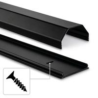 Hama Kabelkanal Aluminium Schwarz starr (L x B x H) 1100 x 50 x 26mm 1 St. 00220987 Hama Kabelkanal Aluminium Schwarz starr (L x B x H) 1100 x 50 x 26mm 1 St. 00220987